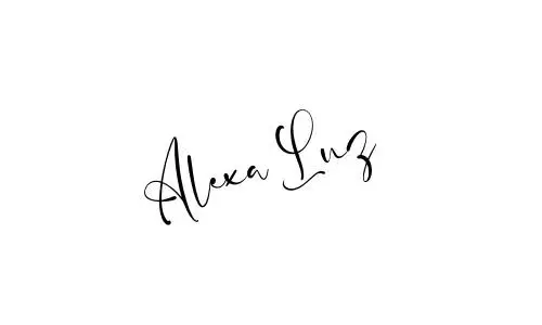 Alexa Luz name signature